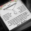 To My Granddaughter- Alluring Necklace- I Squeezed This Necklace