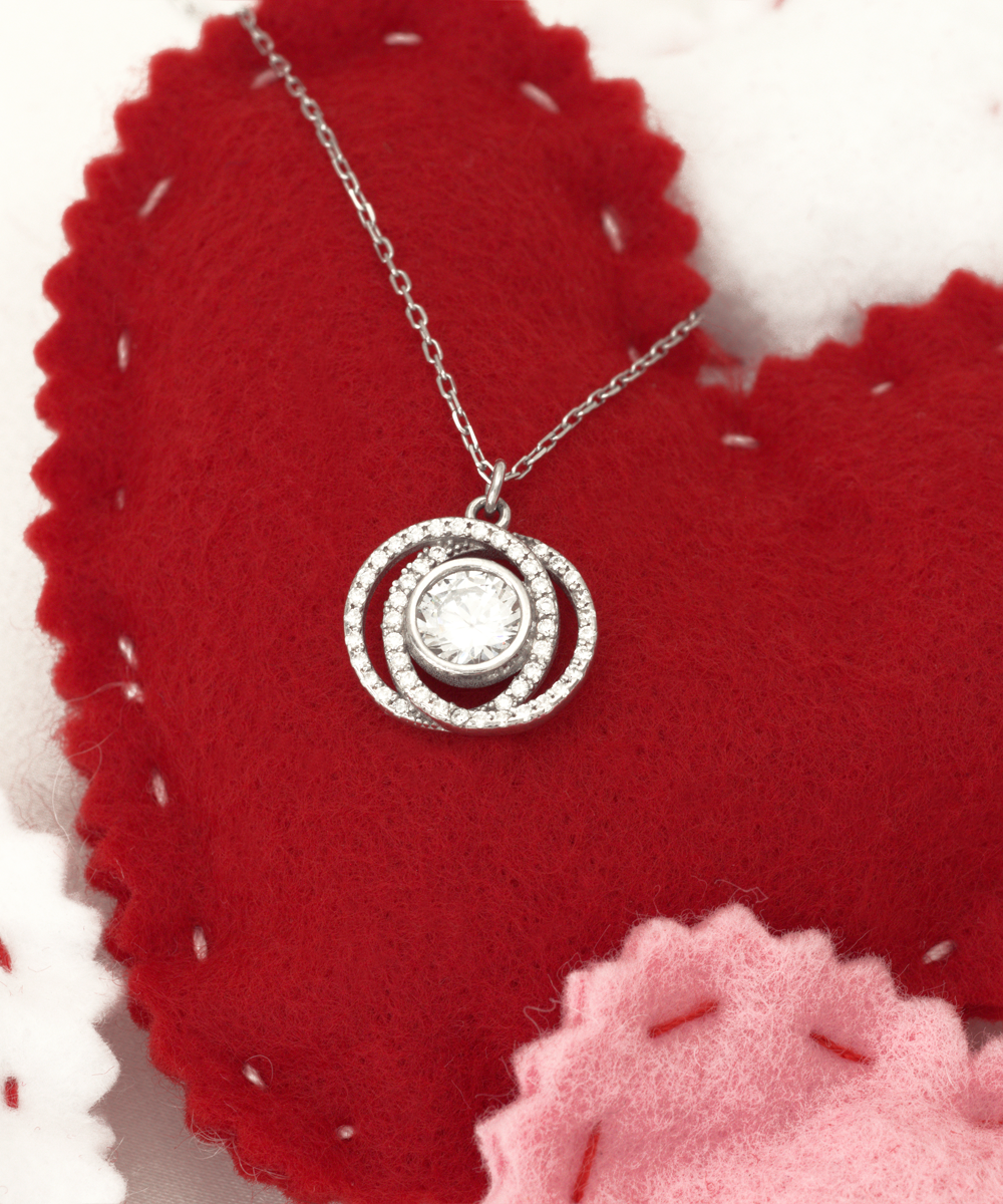 To My Beautiful Daughter - I Will Love You for The Rest of Mine - Necklace